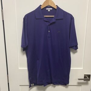 Peter Millar Deep Purple Short-Sleeve Polo